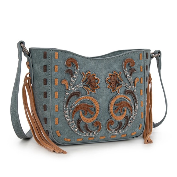 Montana West Embroidered Crossbody Jean - Picture 2 of 7